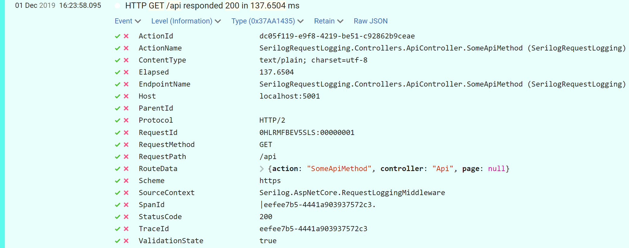 如何使用Serilog.AspNetCore记录ASP.NET Core3.0的MVC属性-xss云之家