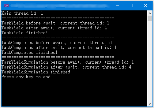 await Task.Yield()和await Task.CompletedTask有什么不同-xss云之家